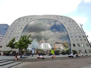 In here at Dunkin' - Markthal in Rotterdam