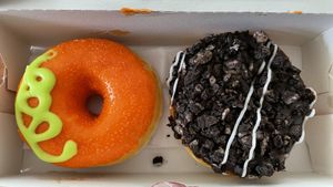 Vegan donuts at Dunkin' in Tilburg