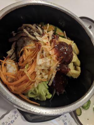 Bibimbap  at Tomato Korean Restaurant in Cairo