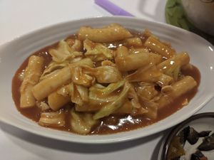 Dokboki  at Tomato Korean Restaurant in Cairo