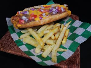 Chili dog at Be Life Burgers - Cloud Kitchen in San Luis Potosi