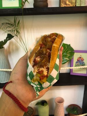 Chori lomito at Be Life Burgers - Cloud Kitchen in San Luis Potosi