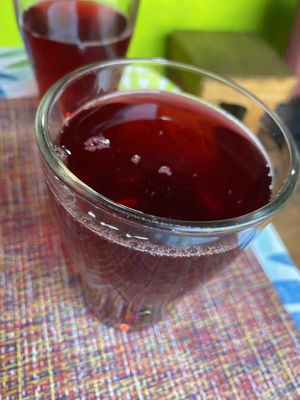 Agua de jamaica  at HARI in Cuernavaca