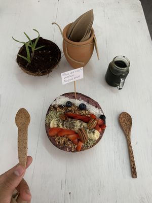 Açaí bowl at Elixir Spot in Puerto Vallarta