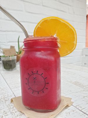 Sunrise orange beetroot at Elixir Spot in Puerto Vallarta