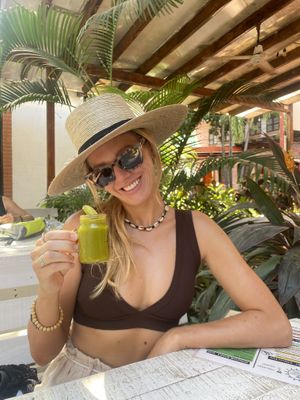 Shots, cold press at Elixir Spot in Puerto Vallarta