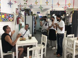 Loving Staff (owners ) at Elixir Spot in Puerto Vallarta