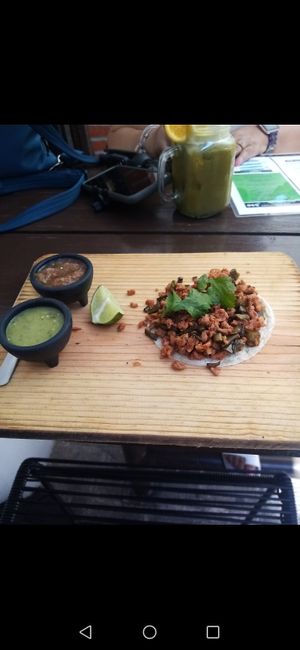 Tacos and lime:) at Elixir Spot in Puerto Vallarta