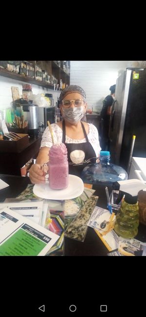 The finished result:) at Elixir Spot in Puerto Vallarta