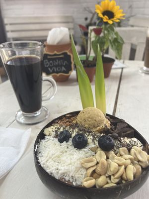 Cacao dream bowl   at Elixir Spot in Puerto Vallarta