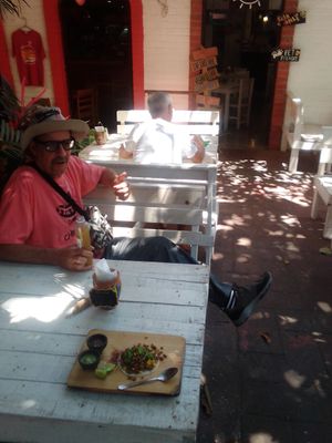 My tour client:) at Elixir Spot in Puerto Vallarta