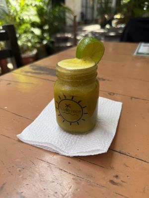 wellness green shot  at Elixir Spot in Puerto Vallarta