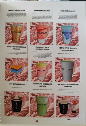 LISS LIQUID Popup Menu at Coworking Lounge Tessinerplatz - Coffee Shop in Zurich