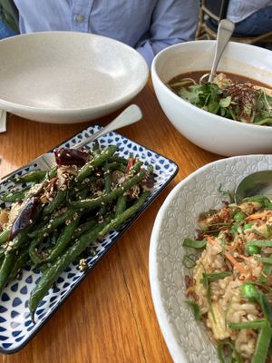 Better view of the beans  at Madame Wu in Brisbane