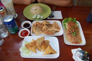 food meal at The Vegetarian in Phnom Penh