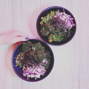 Veggie bowl at Ah Lock & Co in Central Singapore