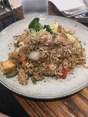 Cashew nut fried rice  at Thai Recipes Picton in Picton