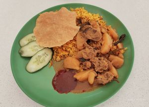 Nasi Briyani 黄姜饭 at Vegetarian 斋 - Boon Keng in Central Singapore
