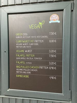 Juut Food vegan menu May 2021 at Juut Food in Bonn