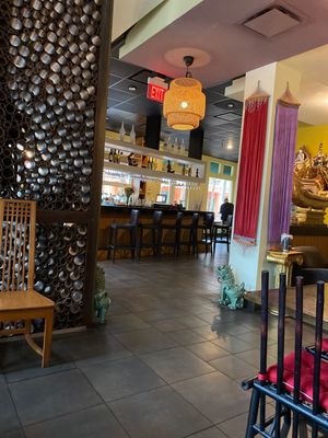 Bar area at Thai Thani in Celebration