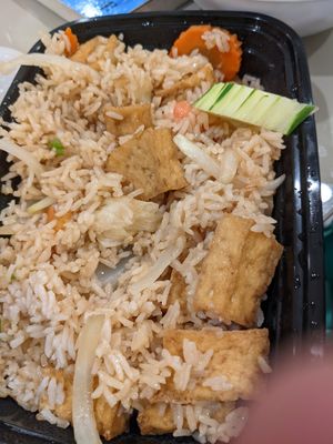 Vegan Tofu Fried Rice at Thai Thani in Celebration