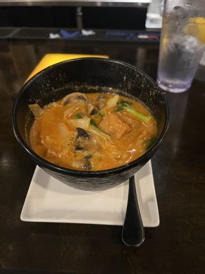 tom yum with tofu  at Thai Thani in Celebration