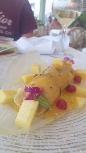 Dessert, Tamal Dulce at El Rey in Altea