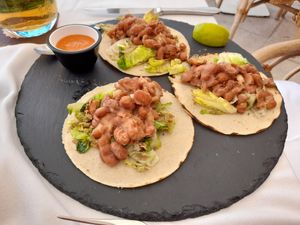 Bean tacos at El Rey in Altea