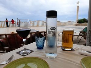 The view from our table at El Rey in Altea