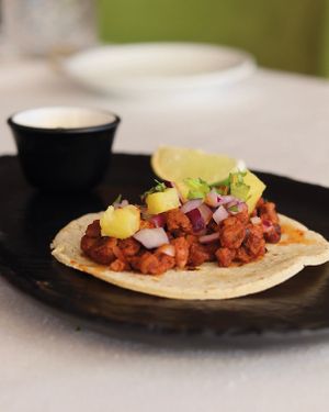 TACOS DE SOJA AL PASTOR at El Rey in Altea