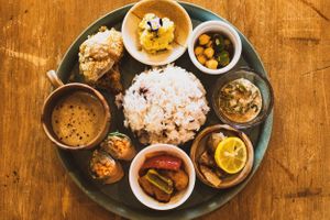 VEGANの店長が作るワンプレートランチです。 at CBD Green in Okayama