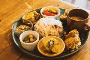 VEGAN PLATE at CBD Green in Okayama