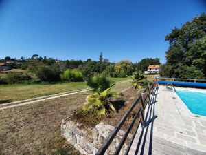 The heated guests' pool has lovely views across the Quinta, with a fully vegan honesty bar at Quinta Rio de Oliveira in Vila Cha Covas