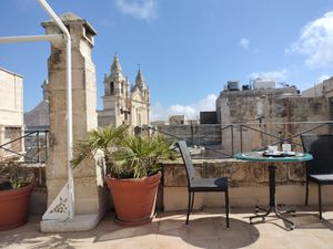 Outdoor and indoor seating available at Gustav Café & Bistro in Mdina
