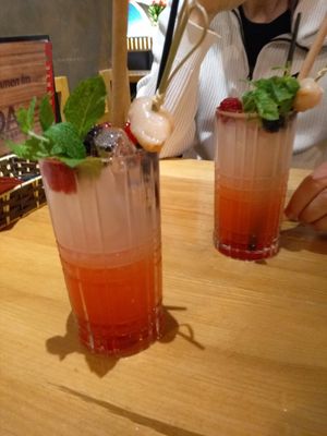 Litschi Limo at BOA Asia Vegan in Lueneburg