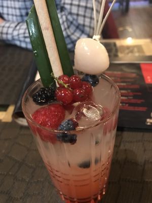 Litchi limo at BOA Asia Vegan in Lueneburg