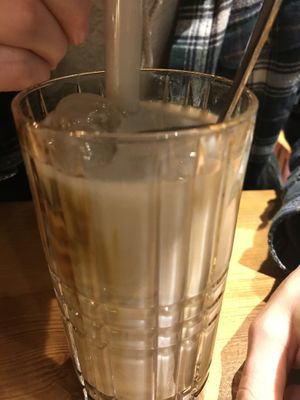 oolong bubble tea  #Veganuary at BOA Asia Vegan in Lueneburg