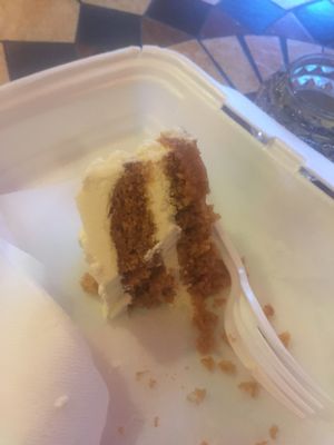 Best vegan carrot cake ever, kind of expensive but worth it! at Cafe Babalu in Reykjavik