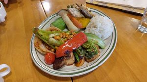 The grilled veggies plate at Nokdu - Plant Based Studio 채식공간 녹두 in Gyeonggi-do