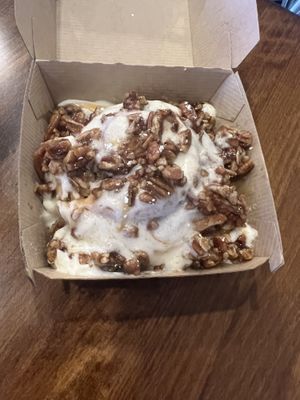 texas pecan praline  at Cinnaholic in Arlington