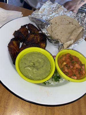 Platos tacos   at Luv Child in Tampa
