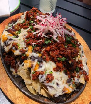 Plant Based Nachos  at Luv Child in Tampa