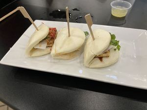 Sauteed tofu bao at ANJU in St Petersburg