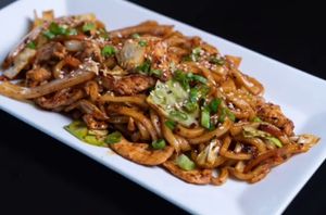 Hot Noods #Veganuary at ANJU in St Petersburg