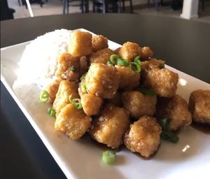 Crispy Tofu K-pops #Veganuary at ANJU in St Petersburg