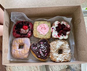 Valentines Day flight  at Little Vessels Donut Co in Honolulu