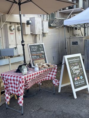 Their little donut stand  at Little Vessels Donut Co in Honolulu