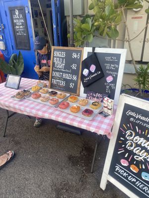 Setup  at Little Vessels Donut Co in Honolulu