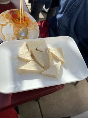 Side of tofu at Bistro D'Asia in Coronado