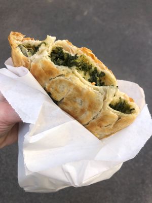 spinach pie aka burek at 3Roses in Ljubljana